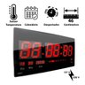 Relógio Parede Led Digital Grande 46cm Termômetro Data L2 - 2