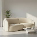 Ver imagem 6 de Sofá Sala Nuvem 210cm Conforto Premium Decorativo Orgânico:off White
