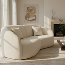 Ver imagem 4 de Sofá Sala Nuvem 210cm Conforto Premium Decorativo Orgânico:Off White