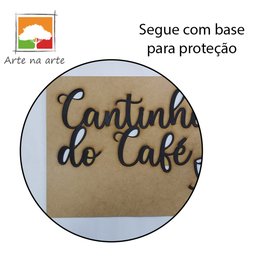 Placas Quadros Decorativos Home Sweet Home 3D em MDF 3mm - Preto - 7