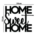 Ver imagem 4 de Placas Quadros Decorativos Home Sweet Home 3D em MDF 3mm - Preto