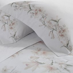 Jogo Cama Solteiro Buddemeyer 180 Fios Percalle Orquidário - 1