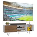 Ver imagem 5 de Rack para Tv até 80 Polegadas 160cm Branco/rustic com Pés Branco Torino Madesa Branco/rustic