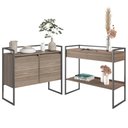 Ver imagem 1 de Conjunto Buffet Compacto e Aparador Industrial Affara