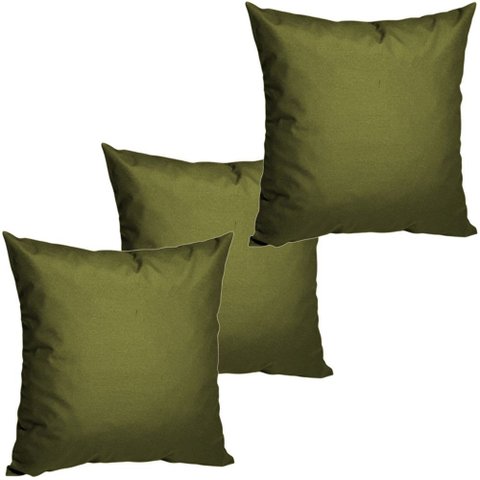 3 Almofadas Cheias para Sofá Decorativas, Impermeáveis e Antimofo Grande Trama