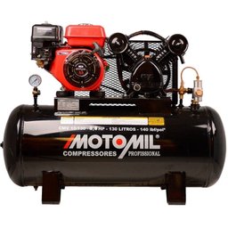 Compressor de Ar a Gasolina 5,5 Hp Cmv 15 / 130 Litros - Motomil - 3