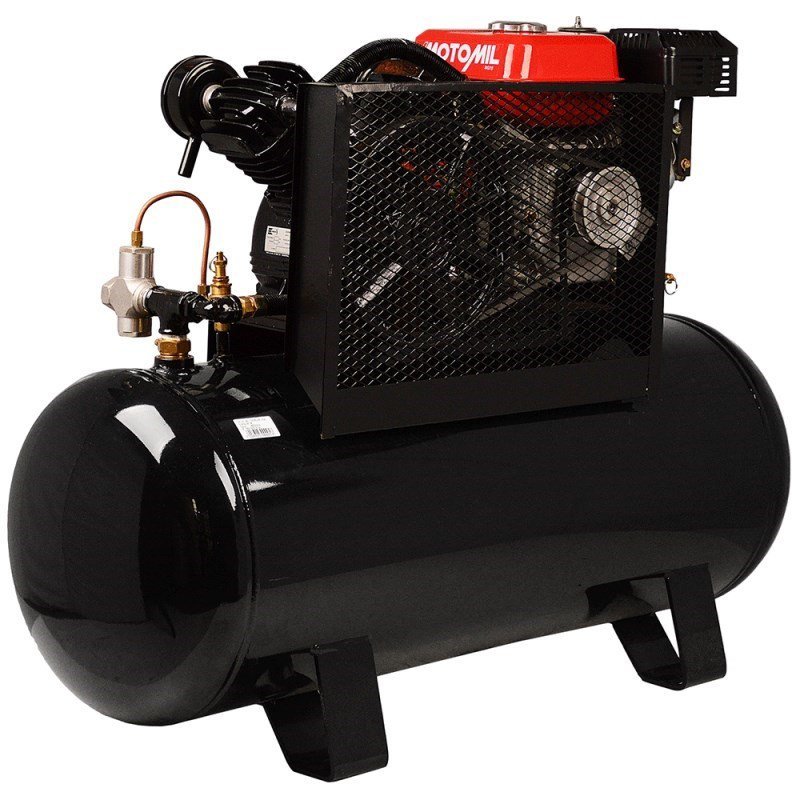 Compressor de Ar a Gasolina 5,5 Hp Cmv 15 / 130 Litros - Motomil - 2