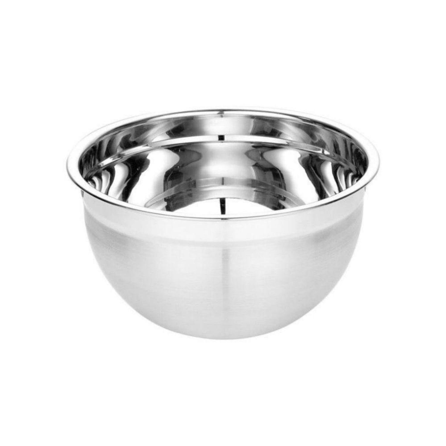 Tigela Bowl 18 Cm Em Inox Saladeira Cumbuca