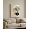Quadro Decorativo Iluminação Led Lotus Decor Q3 Sala Hall Quarto - 2