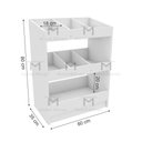 Ver imagem 2 de ORGANIZADOR DE BRINQUEDOS M84.2021.B (QUARTO, KIDS) MUNDI MOVEIS