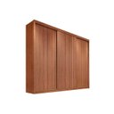 Ver imagem 1 de Guarda Roupa Casal 3 Portas 8 Gavetas - Diamond-cumaru/ripado 3d - Móveis Novo Horizonte
