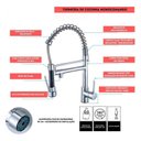 Ver imagem 3 de Torneira Gourmet Monocomando Design Moderno Dupla Função Jato Ducha Agua Quente/fria