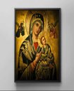 Ver imagem 3 de Quadro Decorativo Canvas Filete Nossa Senhora do Socorro Jesus Cristo Gg