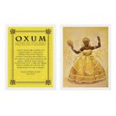 Ver imagem 1 de Kit 2 Quadros Oração Oxum 45x34cm - com vidro:Madeira branca