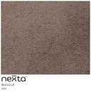 Ver imagem 5 de Kit 02 Poltronas Decorativas Jade Base Aço Ouro Fosco Bouclé Marrom - Nexta Casa