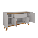 Ver imagem 3 de Aparador Buffet Future Retro Pés em Madeira:off/cinamomo