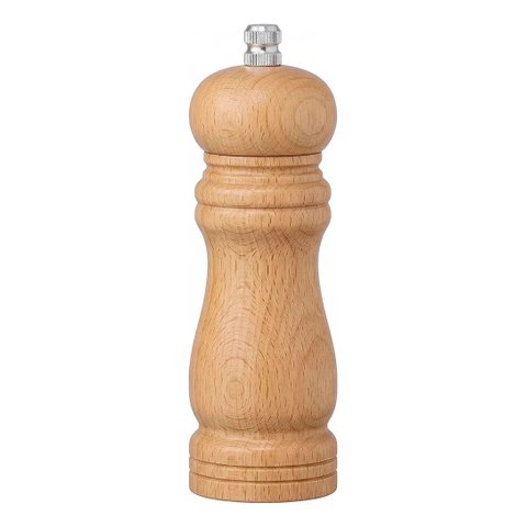 Moedor de Sal Gourmet 15cm em Bambu Resistente 80g Unica