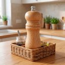 Ver imagem 5 de Moedor de Sal Gourmet 15cm em Bambu Resistente 80g Unica