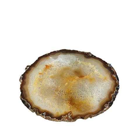 Bandeja De Pedras Ágatas Naturais 28 A 30 Cm