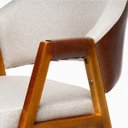Ver imagem 4 de Kit 4 Cadeiras Sala de Jantar Premium com Braço Madeira Maciça Movellu Home