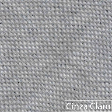 Divã Recamier Curvo Sala de Estar Recepção Marrocos 180cm Lado Direito Linho