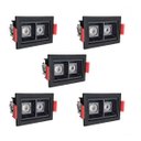 Ver imagem 1 de 5 Spot Duplo Mini Embutido Led Downlight Recuado 3000k Bet56