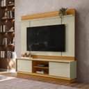 Ver imagem 5 de Estante Home Theater para TV até 75" 2 Portas Senna Cumaru/Opala