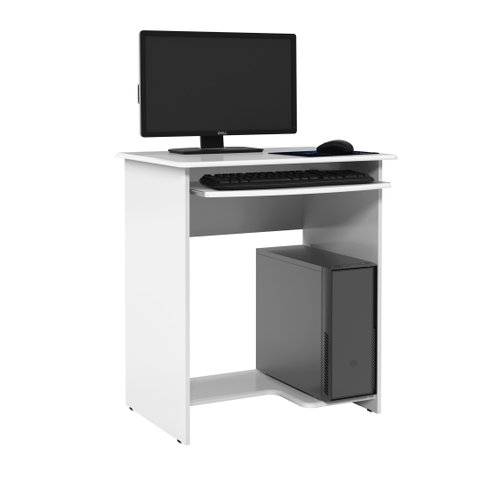 Escrivaninha EJ Móveis Mesa de computador Prática:Branco