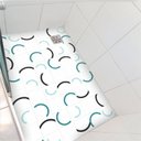 Ver imagem 1 de Adesivo Piso Box Banheiro Ladrilho Arte Contemporânea Antiderrapante Colacomigo 1,20 X 1,50 Metros