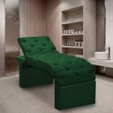 Ver imagem 5 de Maca Estofada Estética Cílios Regulável Spa Suede Ana Verde