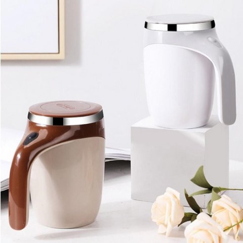 Caneca Mixer Automatica Grande 400ml Bule Misturador Manetico Copo Jarra Liquidificador Shake