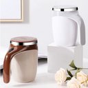 Ver imagem 1 de Caneca Mixer Automatica Grande 400ml Bule Misturador Manetico Copo Jarra Liquidificador Shake