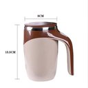 Ver imagem 6 de Caneca Mixer Automatica Grande 400ml Bule Misturador Manetico Copo Jarra Liquidificador Shake