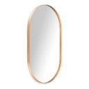 Ver imagem 1 de Espelho Oval com Moldura 80 x 50 cm - Cores - Dourado
