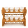 Porta Temperos Bambu 8pc com Suporte Linha Tyft Yoi - 1