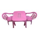 Ver imagem 4 de Mesa Infantil Rosa + 02 Cadeira Infantil Plasnorthon Kit