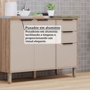Ver imagem 4 de Cozinha Modulada Compacta 2 Peças sem Tampo Aspen Luciane Móveis