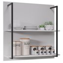 Ver imagem 1 de Prateleira Industrial Bp Carla 71 Cm Eratto Moveis - Branco