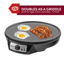 Ver imagem 3 de Elite Gourmet Ecp-126 Fritadeira Elétrica para Crepes 30cm Preto