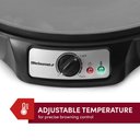 Ver imagem 5 de Elite Gourmet Ecp-126 Fritadeira Elétrica para Crepes 30cm Preto