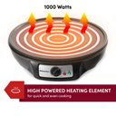 Ver imagem 2 de Elite Gourmet Ecp-126 Fritadeira Elétrica para Crepes 30cm Preto
