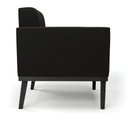 Ver imagem 7 de Poltrona Decorativa Karen Pés Fixo em Madeira Preto Suede Preto G19 - Gran Belo