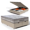 Ver imagem 1 de Cama Box Baú com Colchão Ortobom de Molas Ensacadas Pillow In Pro Vida Queen 158cm
