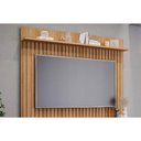 Ver imagem 4 de Painel Quarto P/tv até 70 Pol Trend 100% Mdf Ripado C/ Prateleira 180x135cm Nature - Permóbili