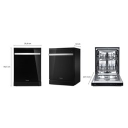 Lava-Louças Panasonic 15 Serviços E Design Premium Preta - NP-6M1MBKBRP - 220V - 7