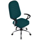 Ver imagem 1 de Cadeira para Escritório Presidente Gomada Linha Blenda Verde