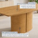Ver imagem 7 de Conjunto de Mesa de Jantar 6 Lugares 180x90cm Diana e Carol Marrom