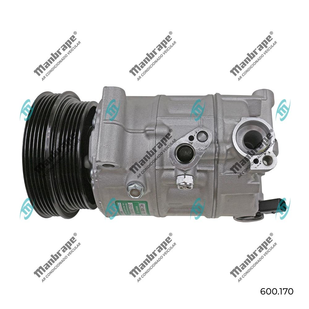 Compressor Modelo Sanden Polia Dupla Vw Jetta 2.5 06 a 2010 - 3