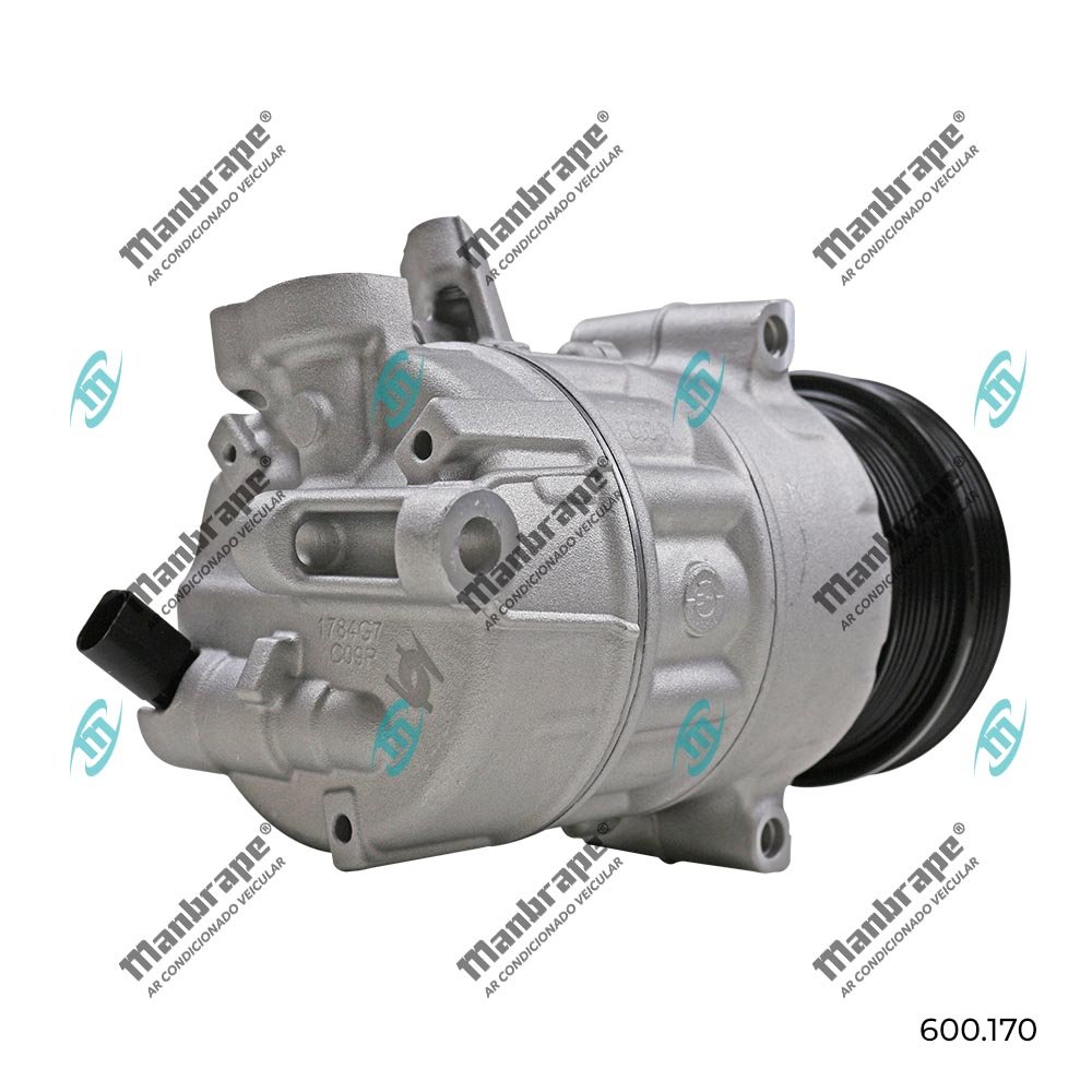 Compressor Modelo Sanden Polia Dupla Vw Jetta 2.5 06 a 2010 - 5