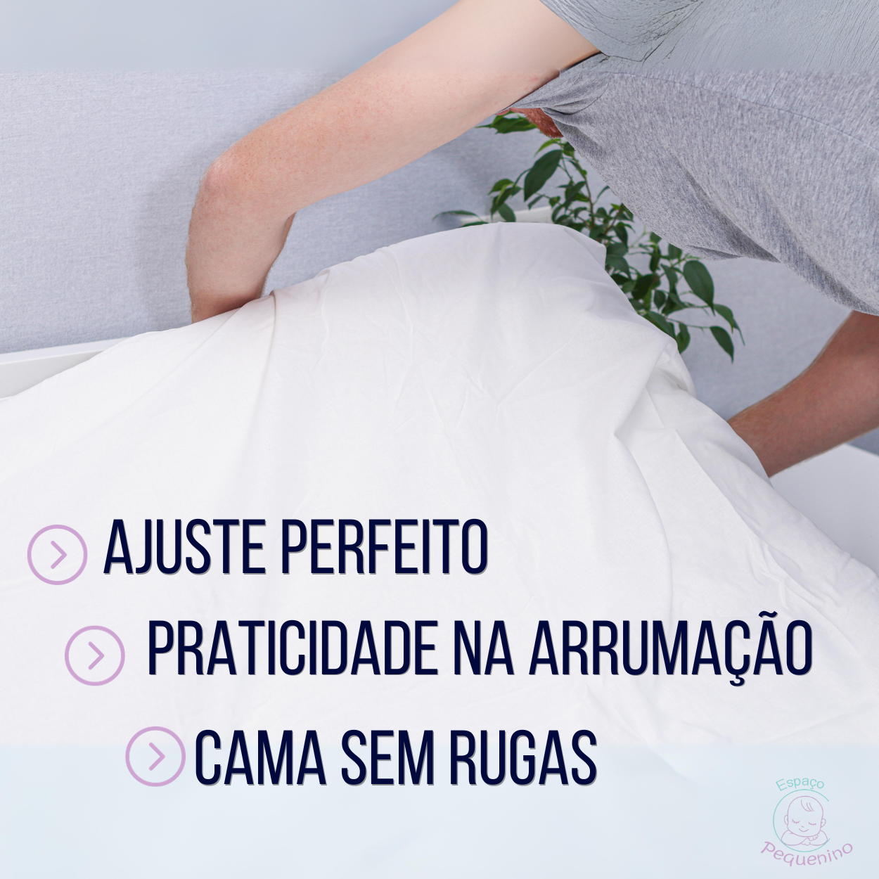 Jogo de Lençol 03 Peças Cama Casal Queen Creme Micropercal 400 Fios - 2